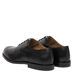 Black Leather Oxfords And Derbies
