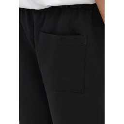 Black Recycled Polyester Bermuda Shorts