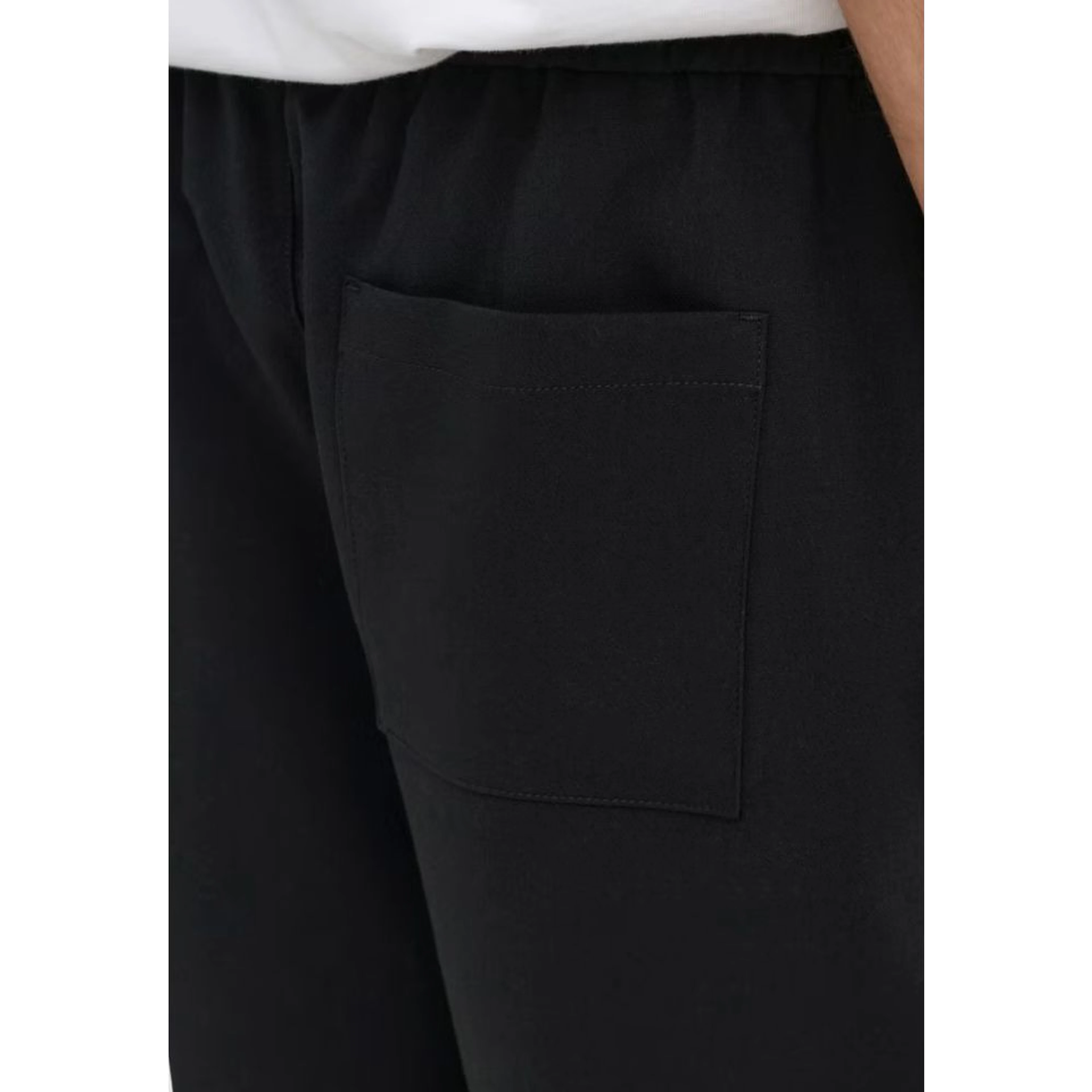 Black Recycled Polyester Bermuda Shorts