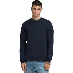 Blue Cotton Sweatshirt