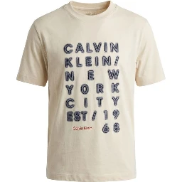 Beige Cotton T-Shirt