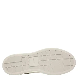 White Leather Low Top Sneakers
