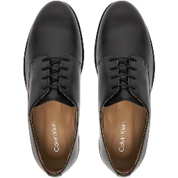 Black Leather Oxfords And Derbies