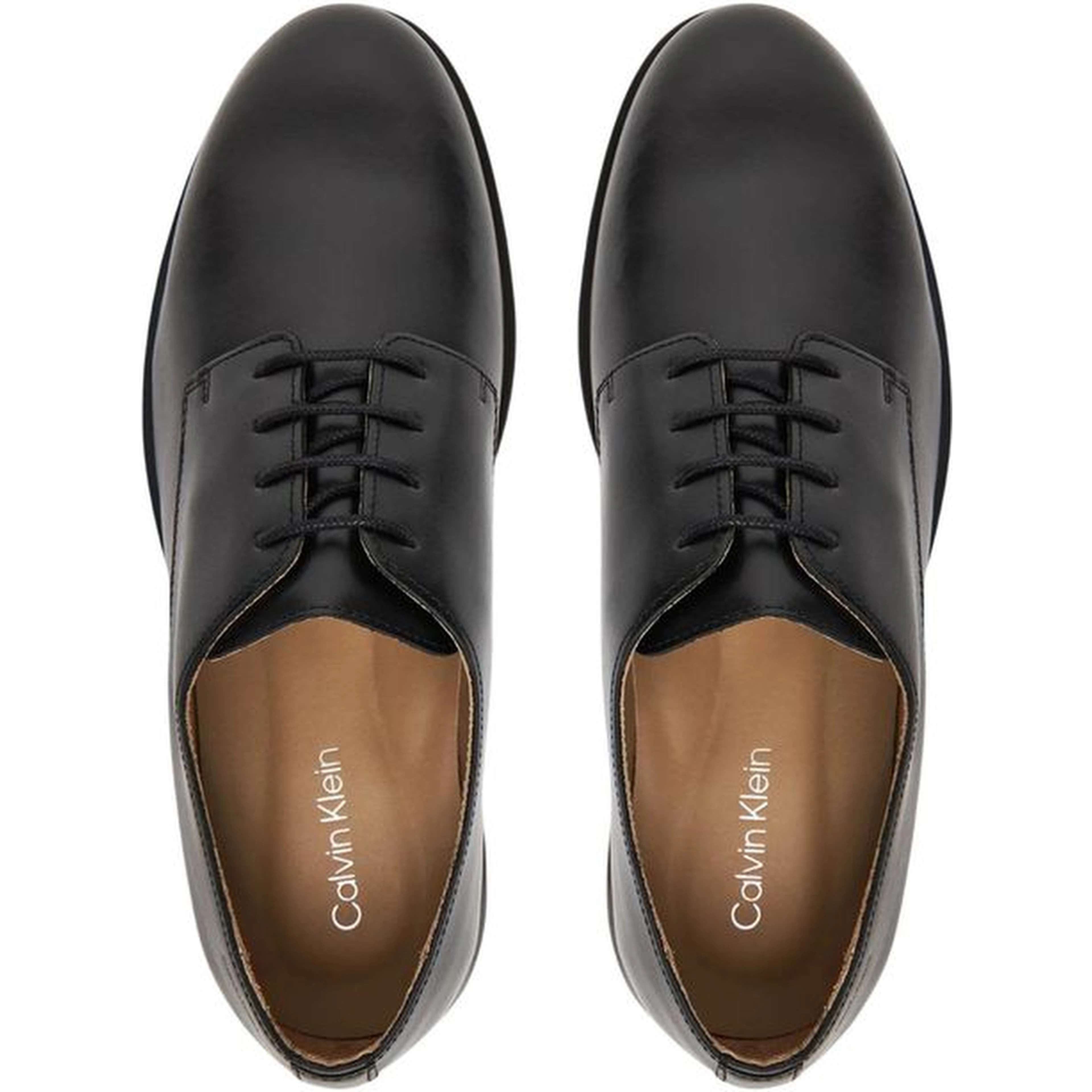 Black Leather Oxfords And Derbies