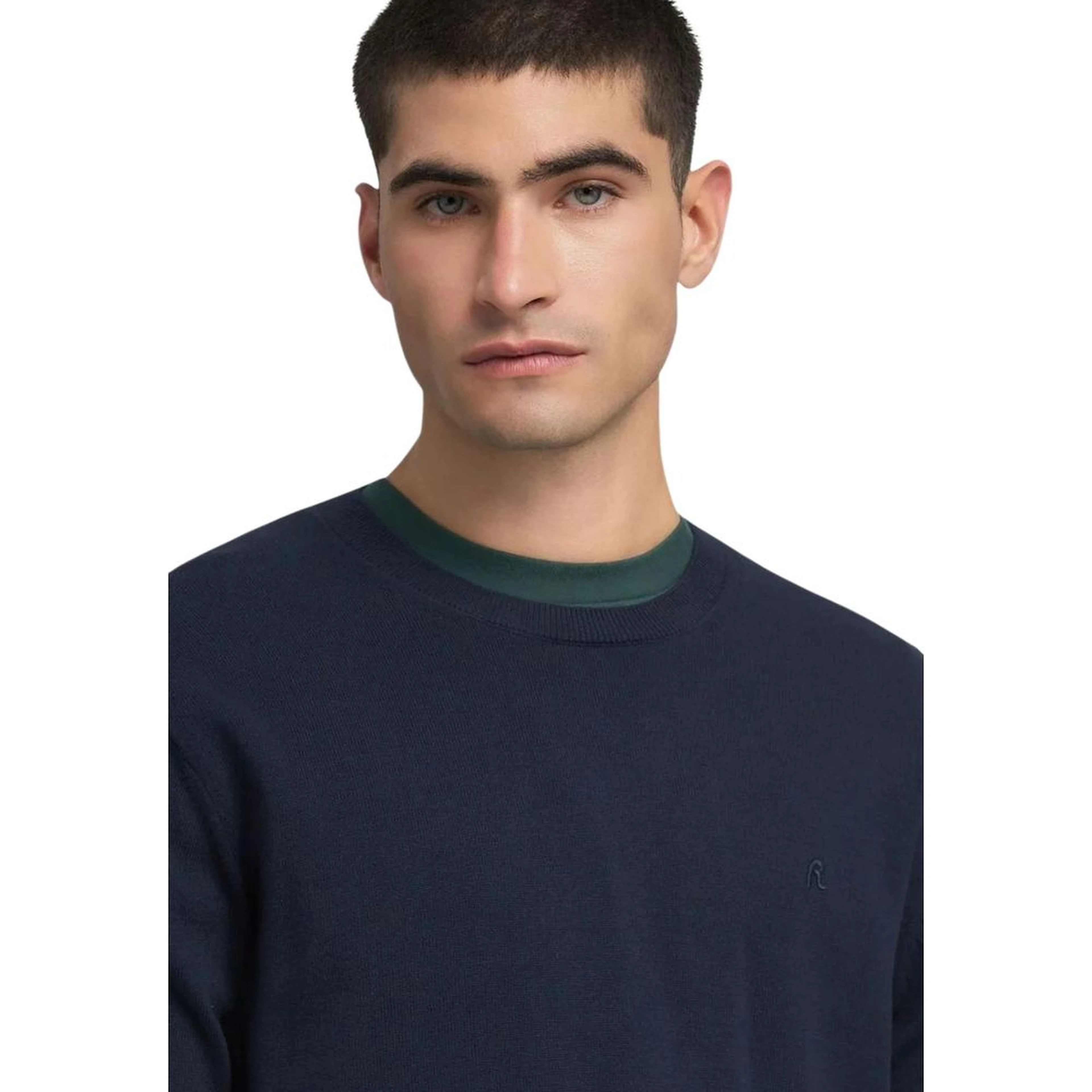 Blue Cotton Sweatshirt