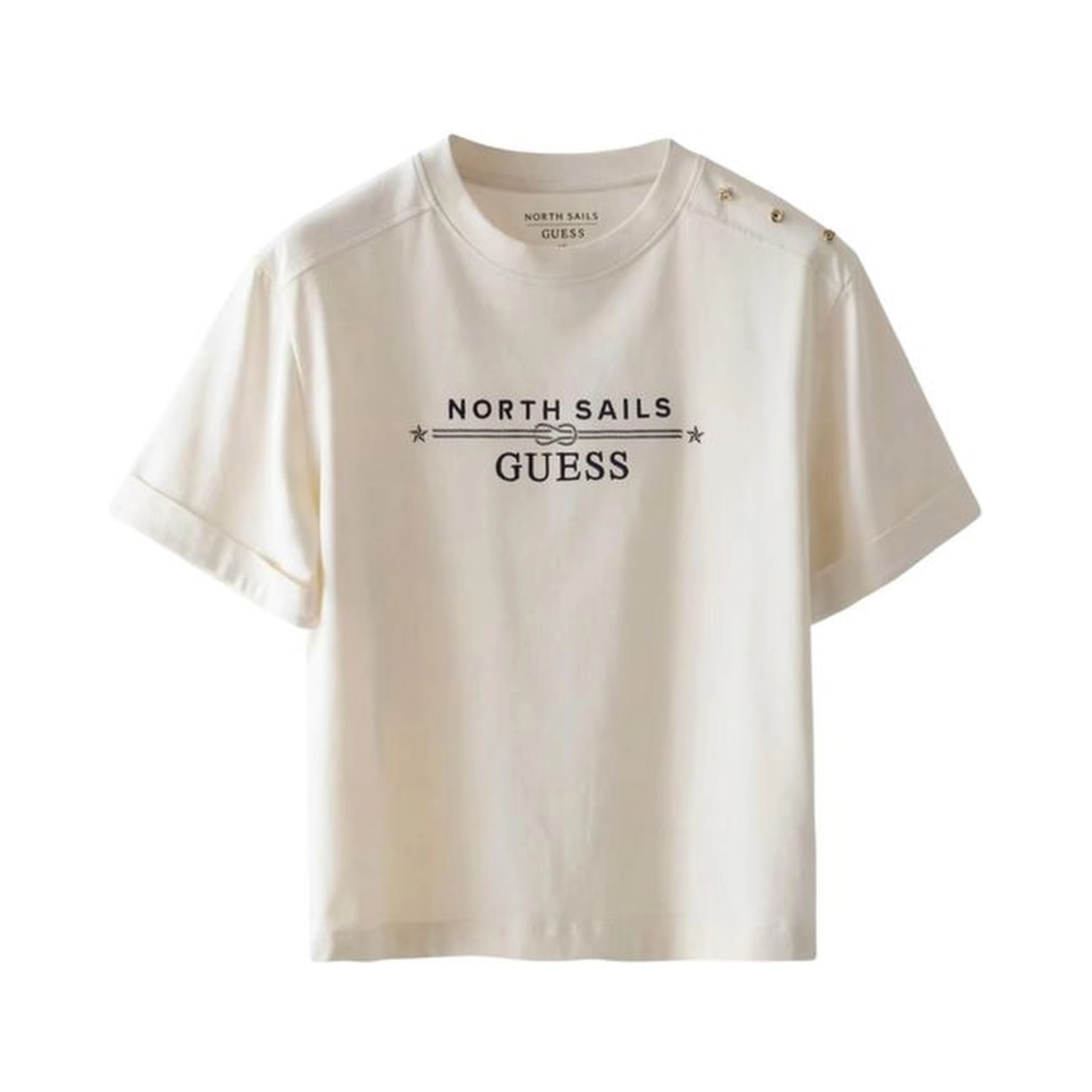 Cream Cotton T-Shirt