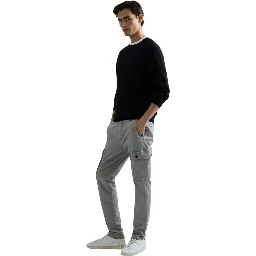 Black Cotton Sweatshirt