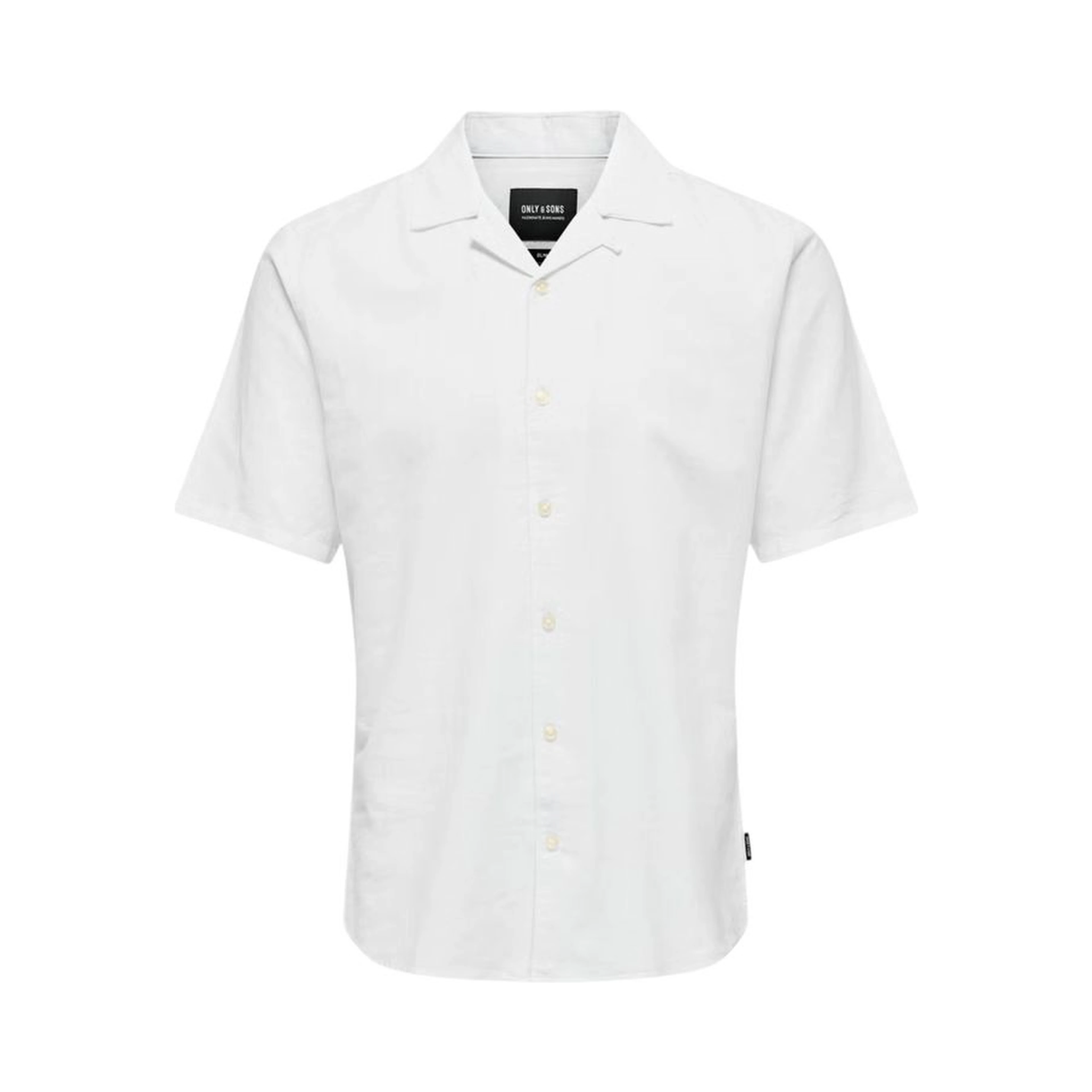 White Linen Shortsleeve Shirt