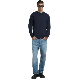 Blue Cotton Sweatshirt