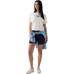 Cream Cotton T-Shirt