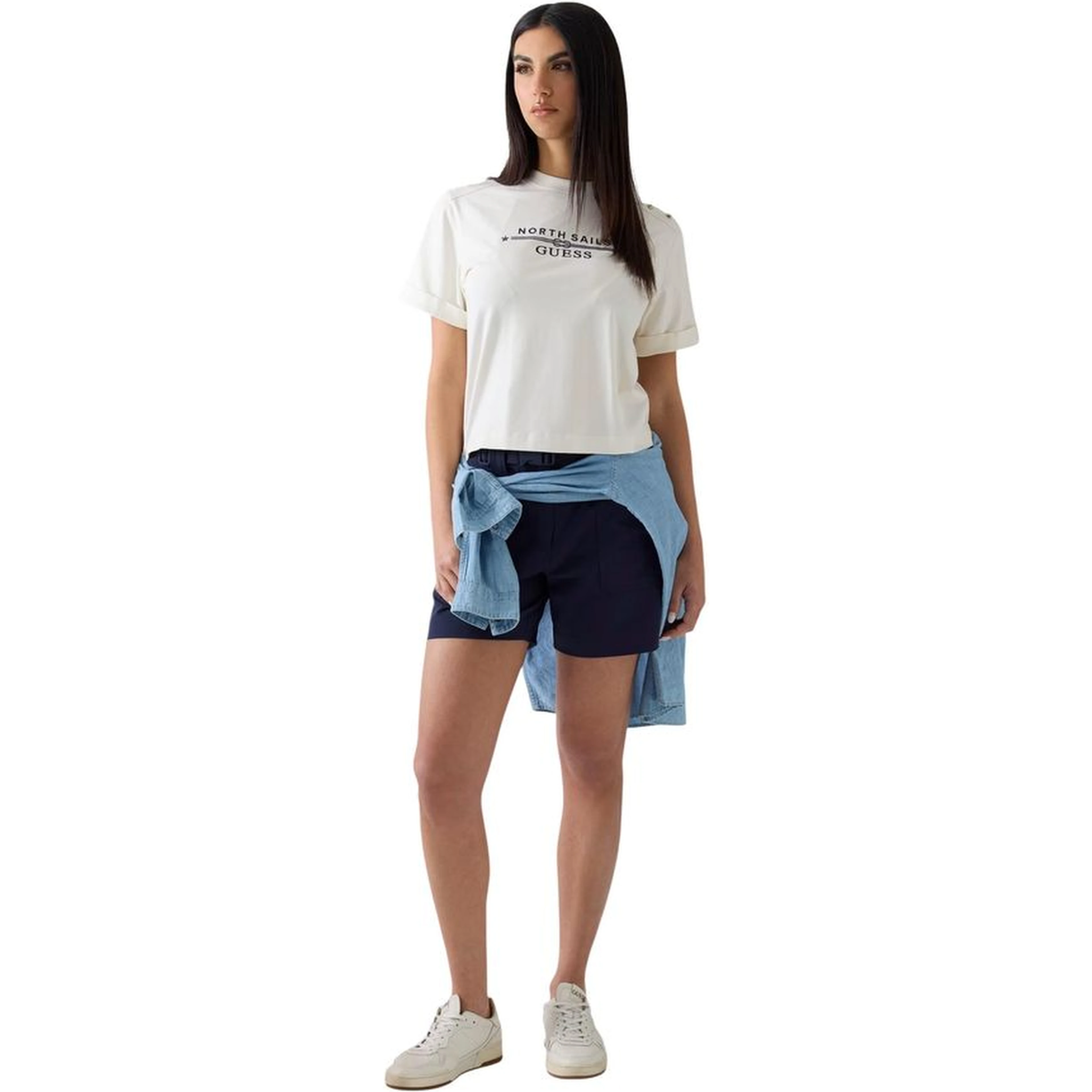 Cream Cotton T-Shirt
