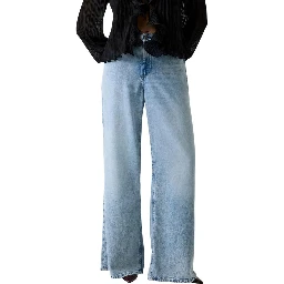 Light Blue Lyocell Relaxed Fit Jeans
