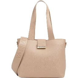 Beige Polyethylene Handbag