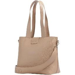 Beige Polyethylene Handbag
