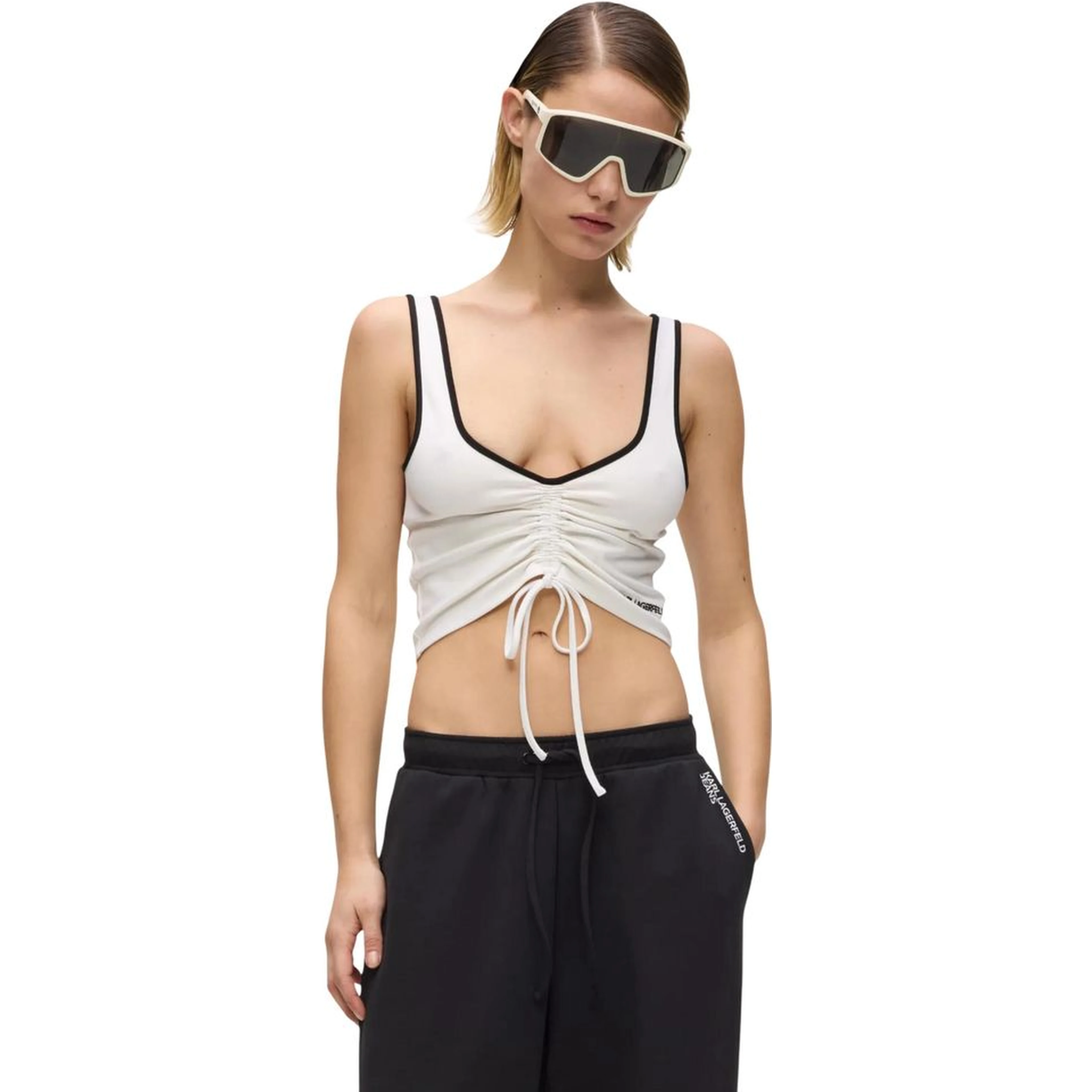 White Viscose Top