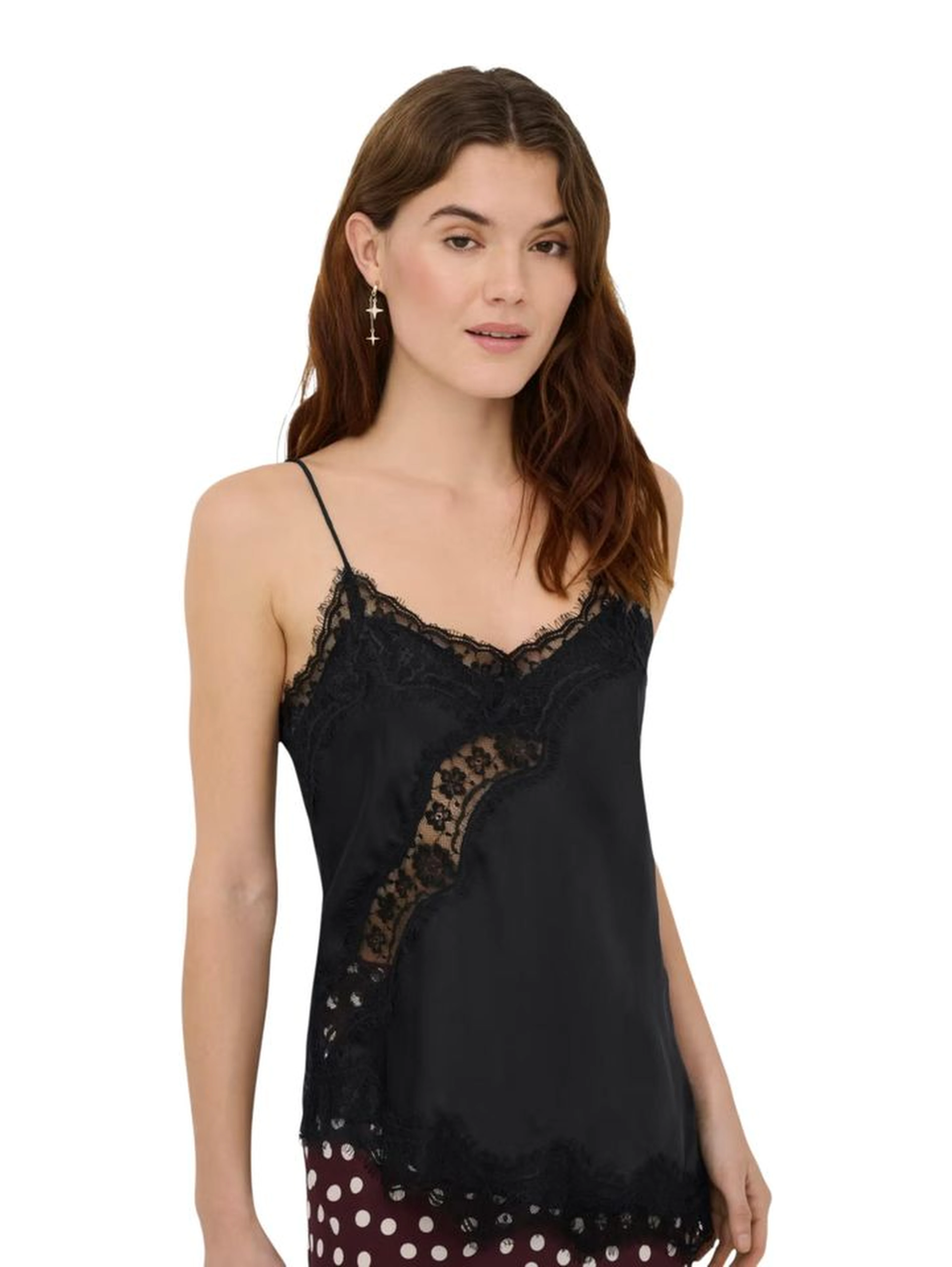 Black Polyester Tank Tops