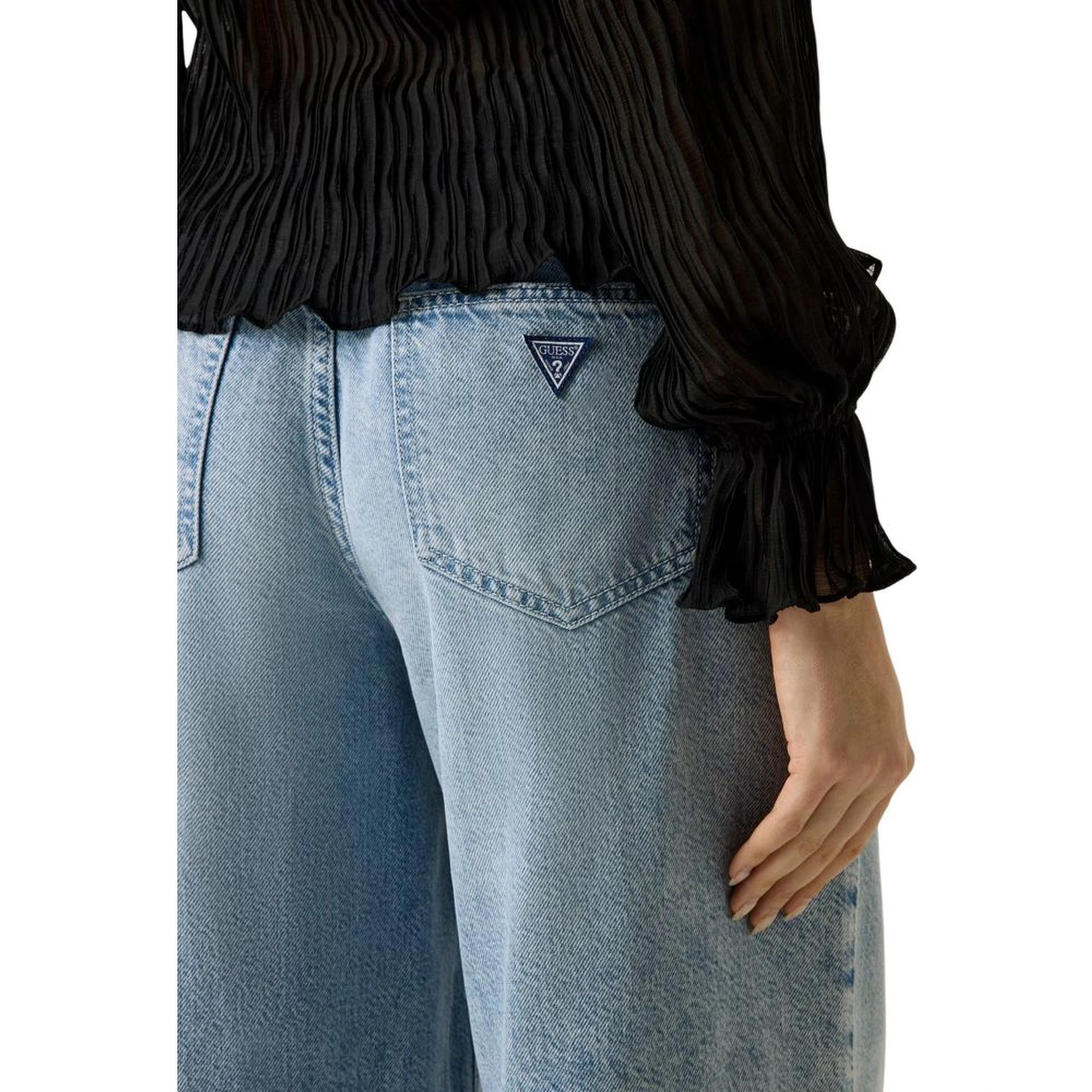 Light Blue Lyocell Relaxed Fit Jeans