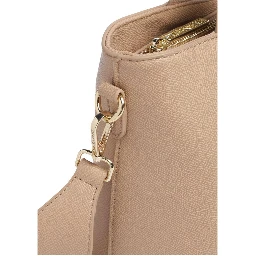 Beige Polyethylene Handbag