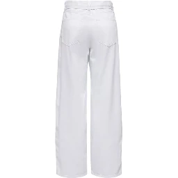 White Cotton Mom Jeans