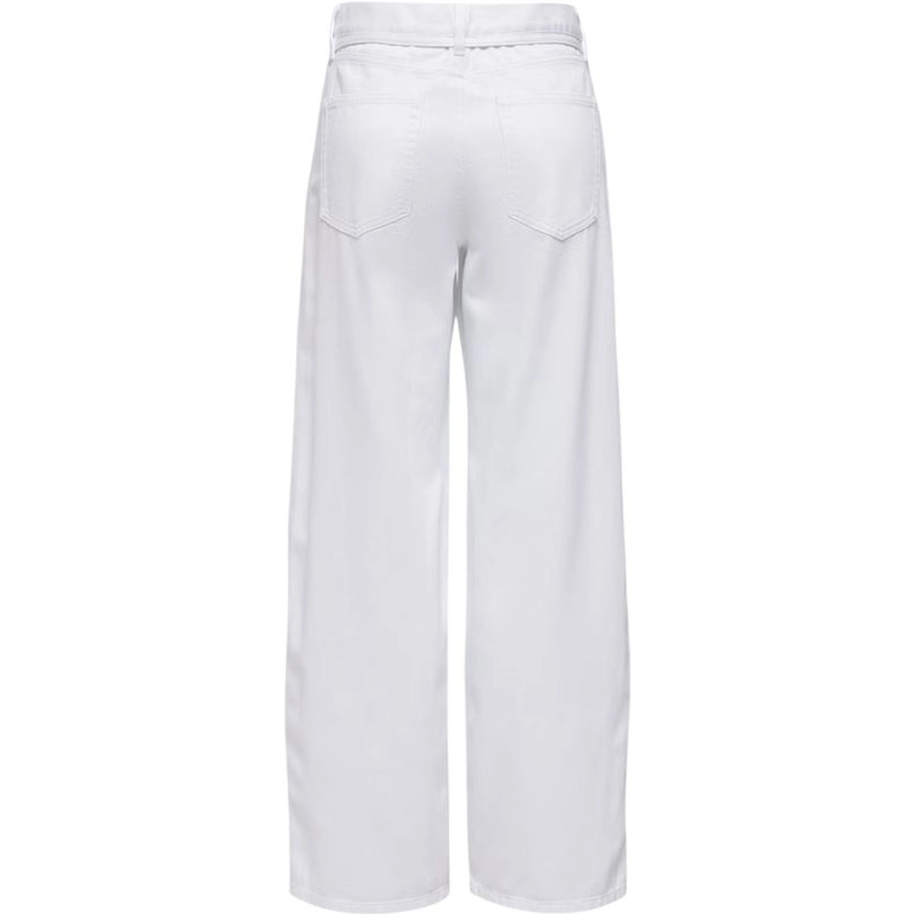 White Cotton Mom Jeans