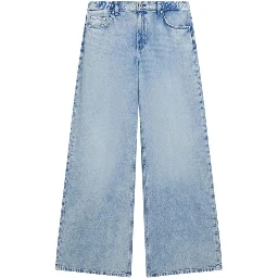 Light Blue Lyocell Relaxed Fit Jeans
