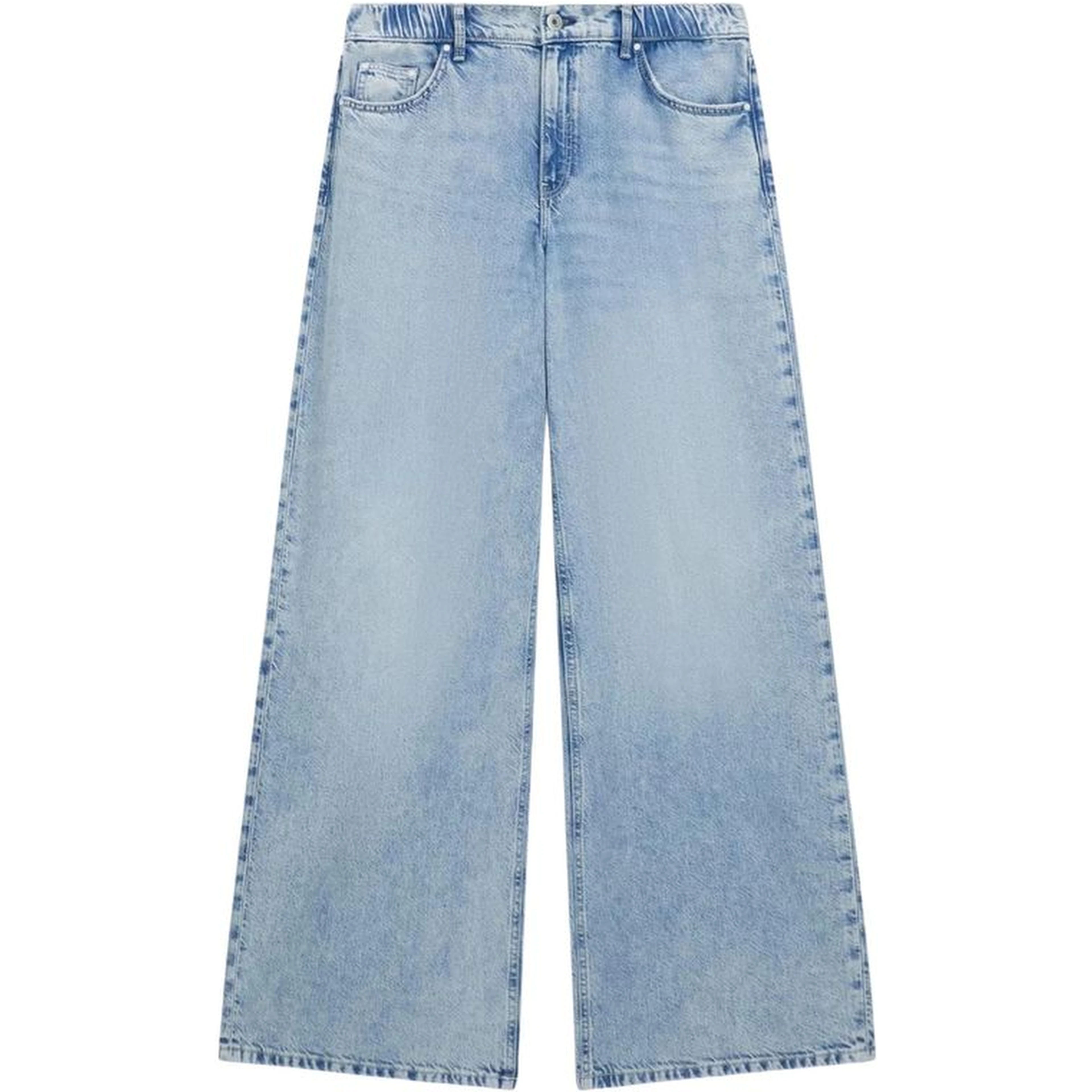 Light Blue Lyocell Relaxed Fit Jeans