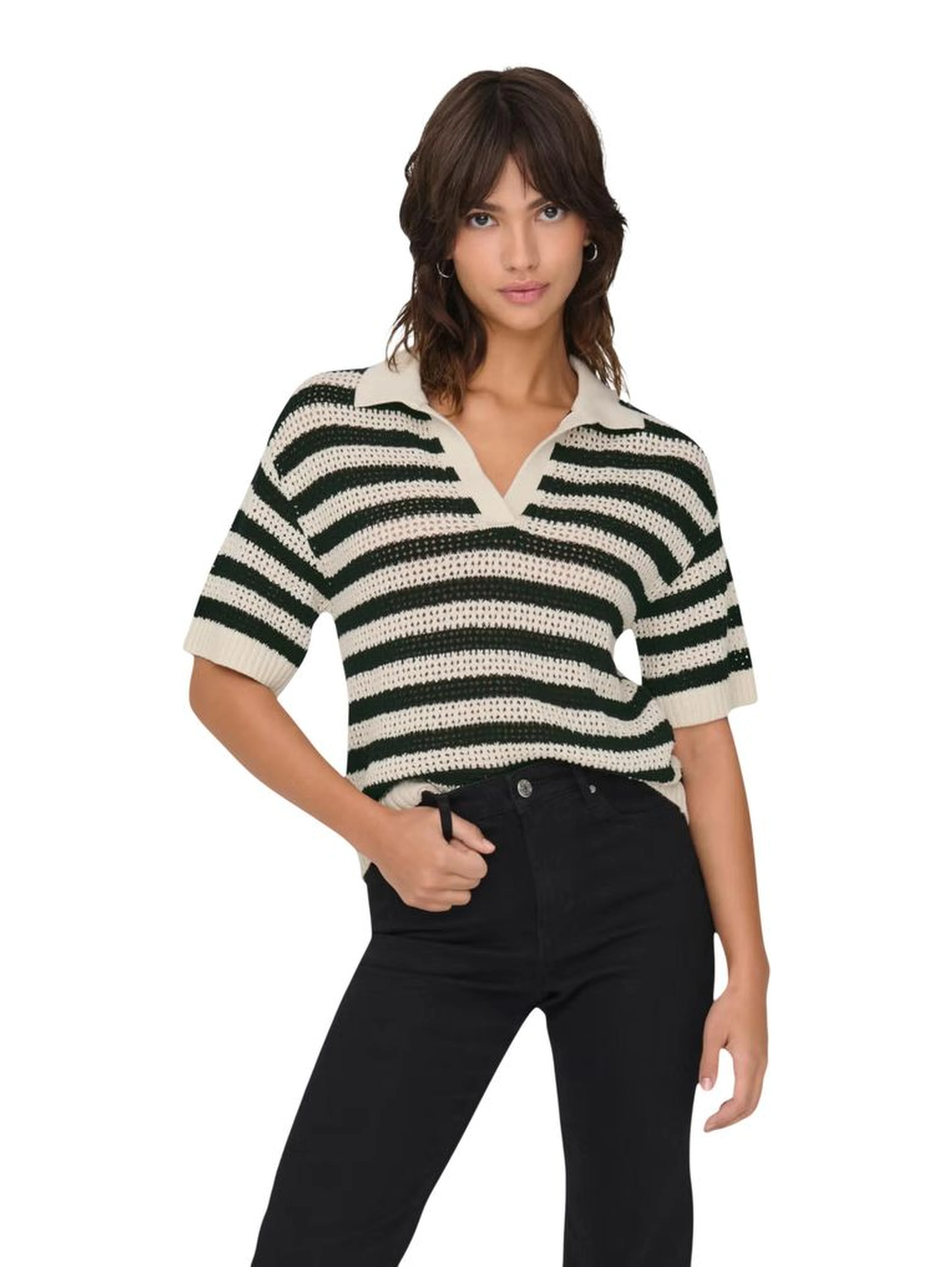 Bicolor Marabou T-Shirt