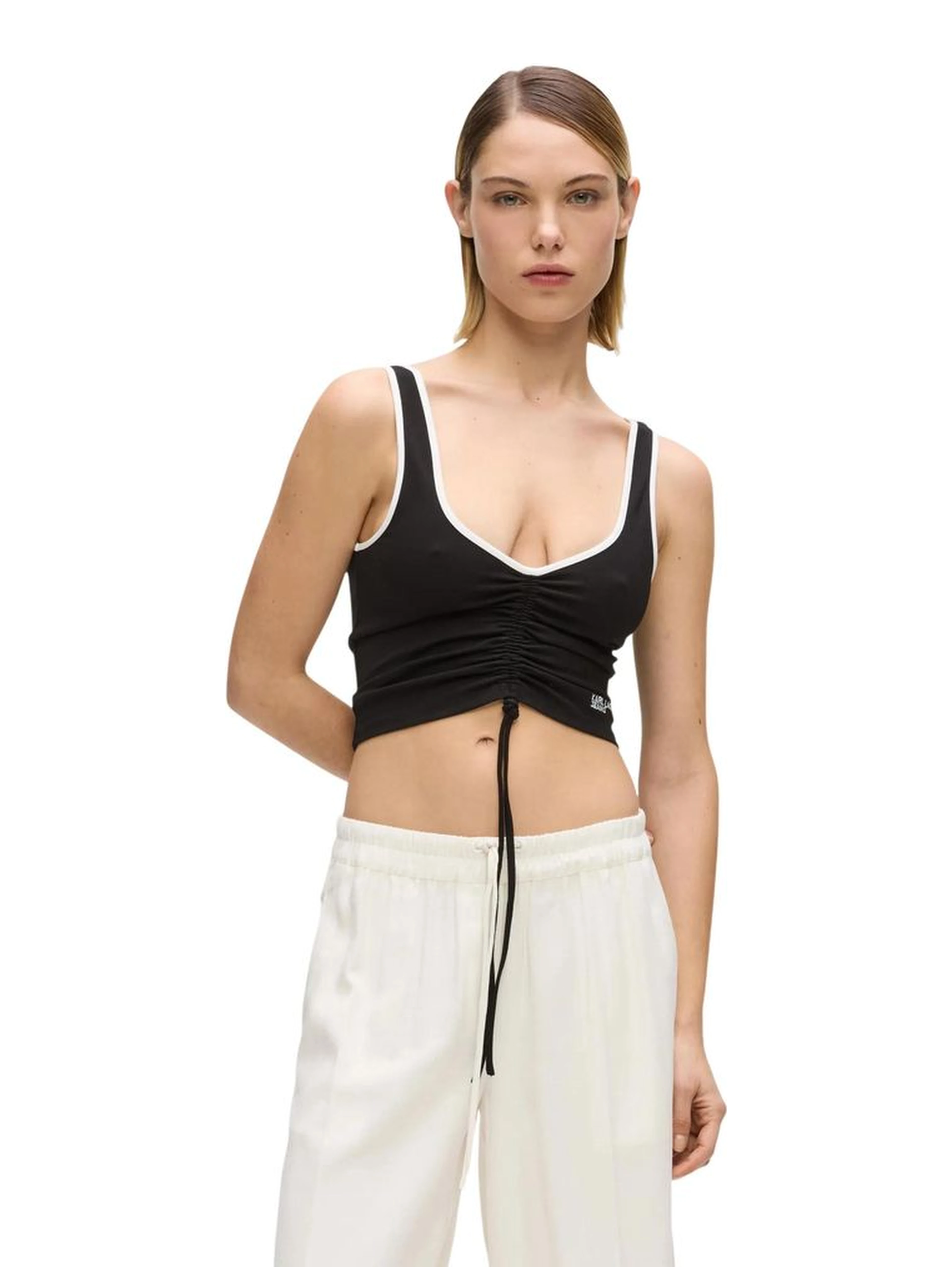 Black Viscose Top