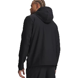 Black Polyester Hoodie