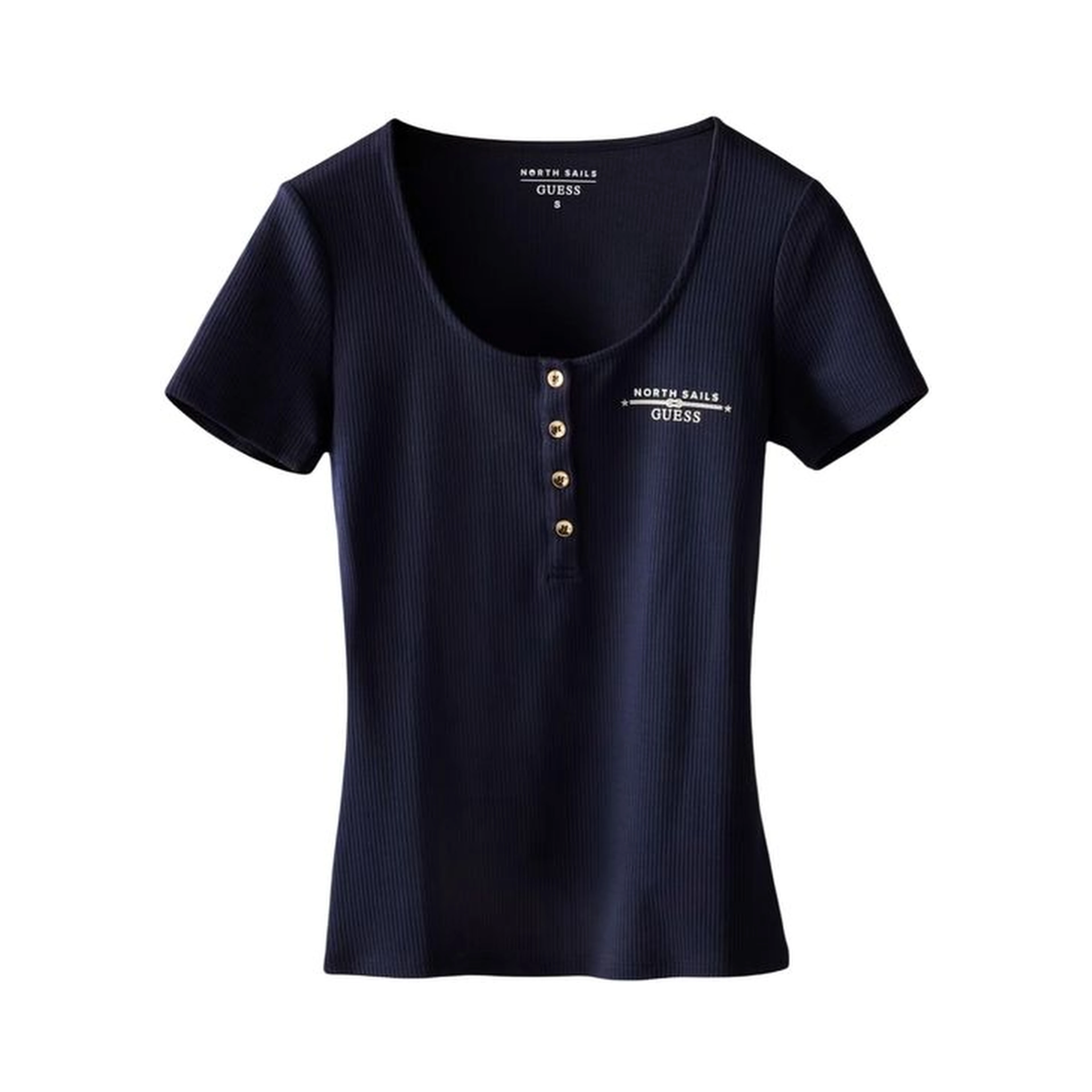 Blue Viscose T-Shirt