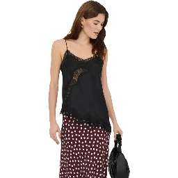 Black Polyester Tank Tops