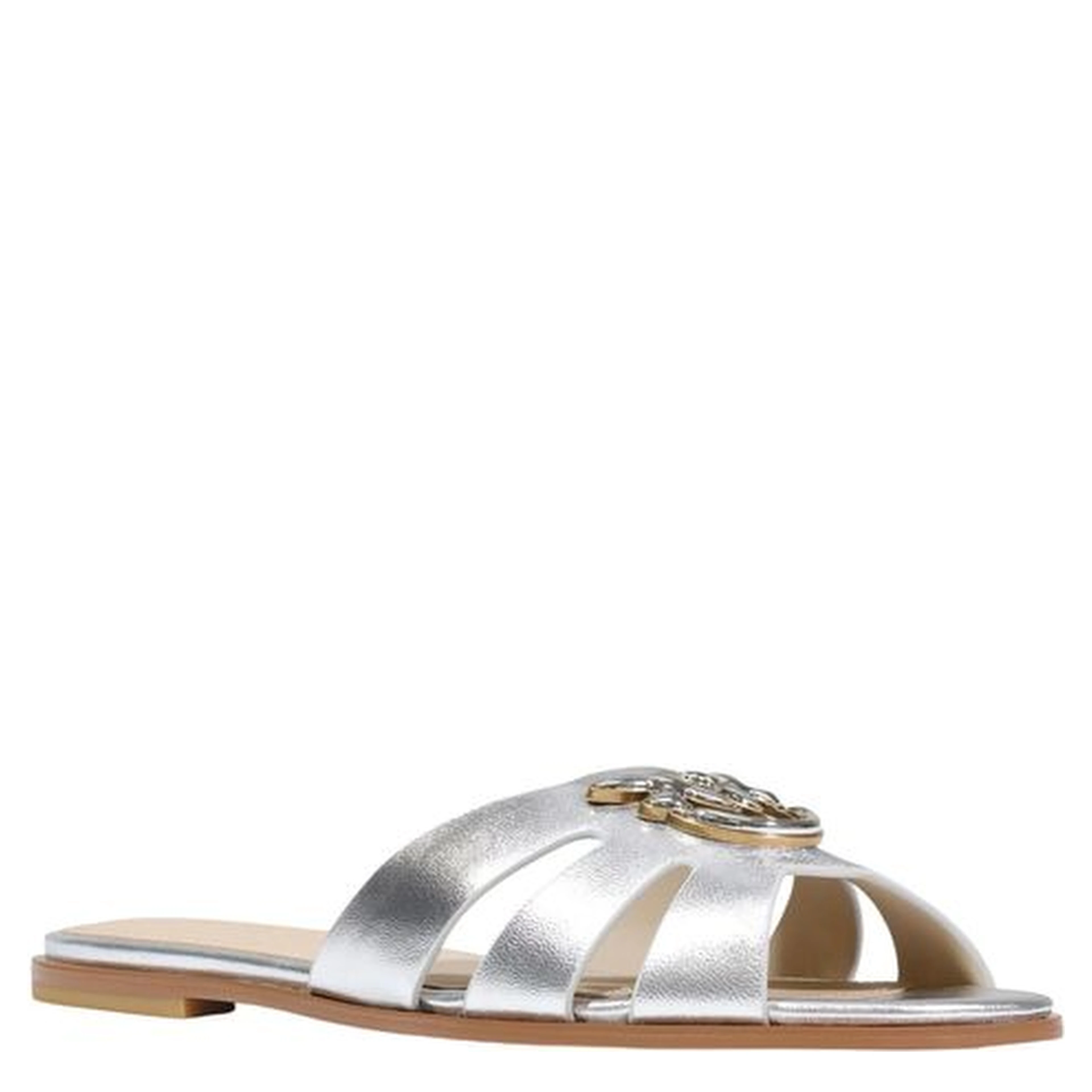 White Leather Slippers