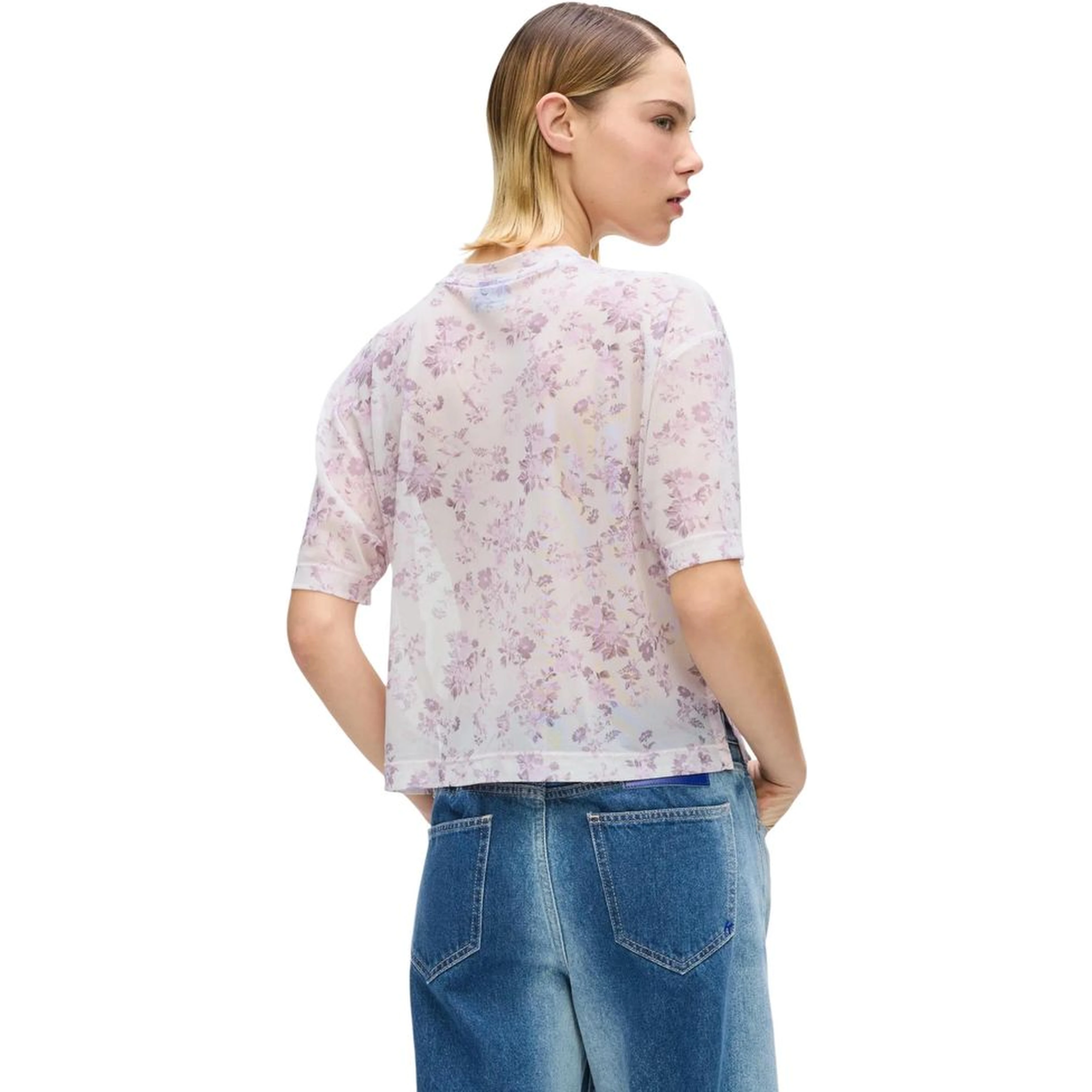 Multicolor Polyester T-Shirt