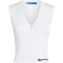 White Viscose Tank Tops