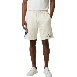Cream Cotton Bermuda Shorts