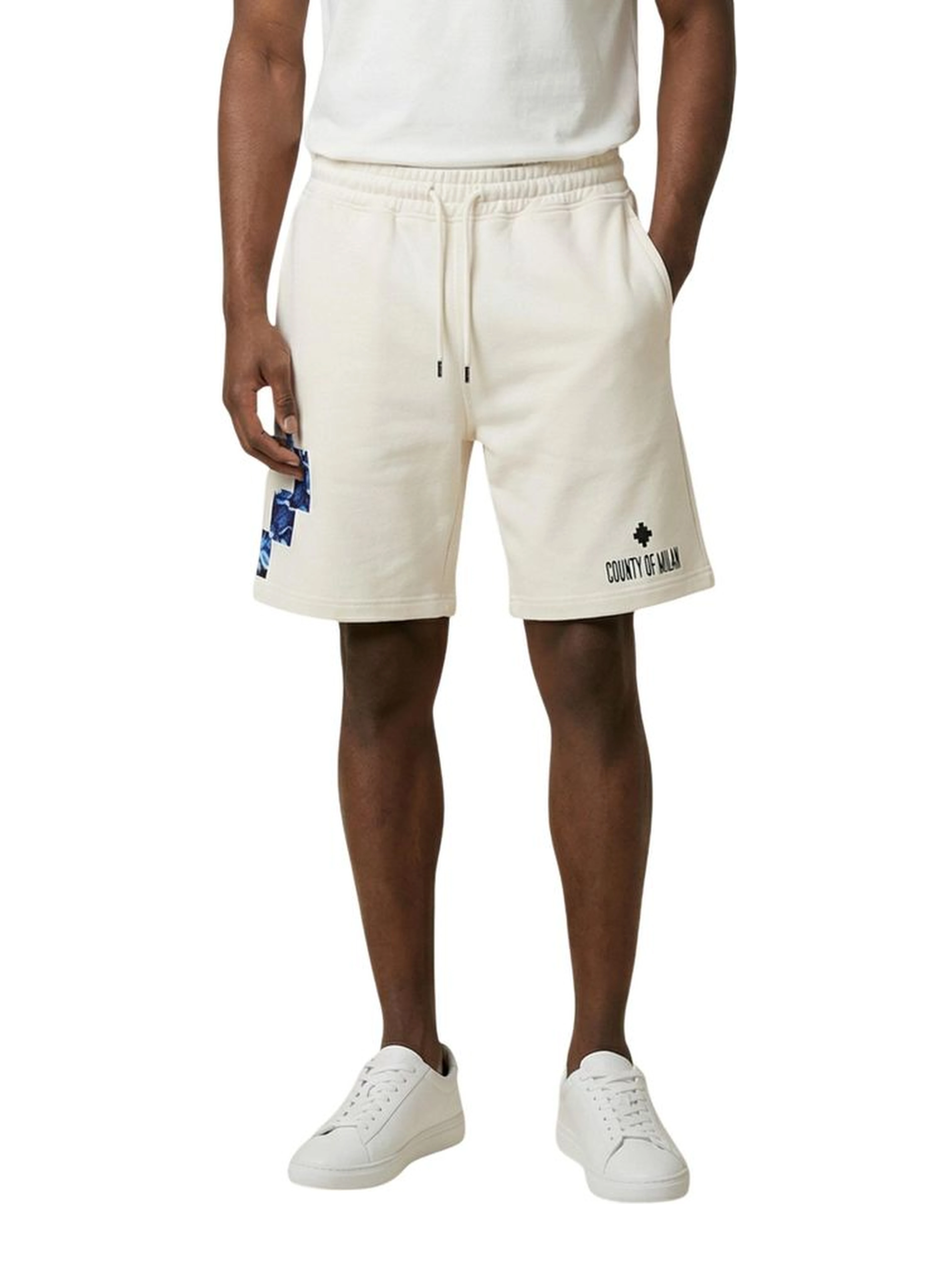 Cream Cotton Bermuda Shorts