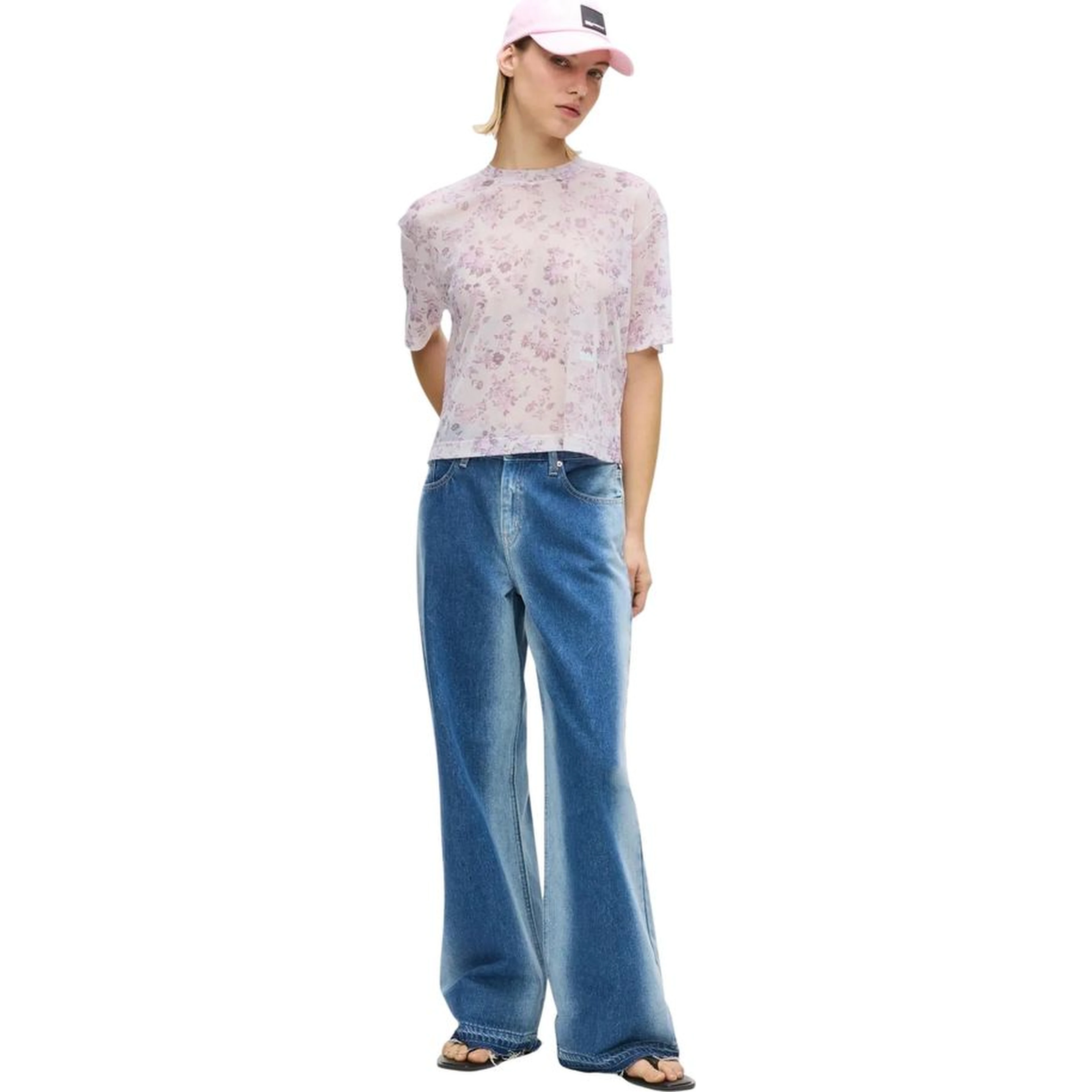 Multicolor Polyester T-Shirt