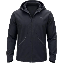 Black Polyester Hoodie