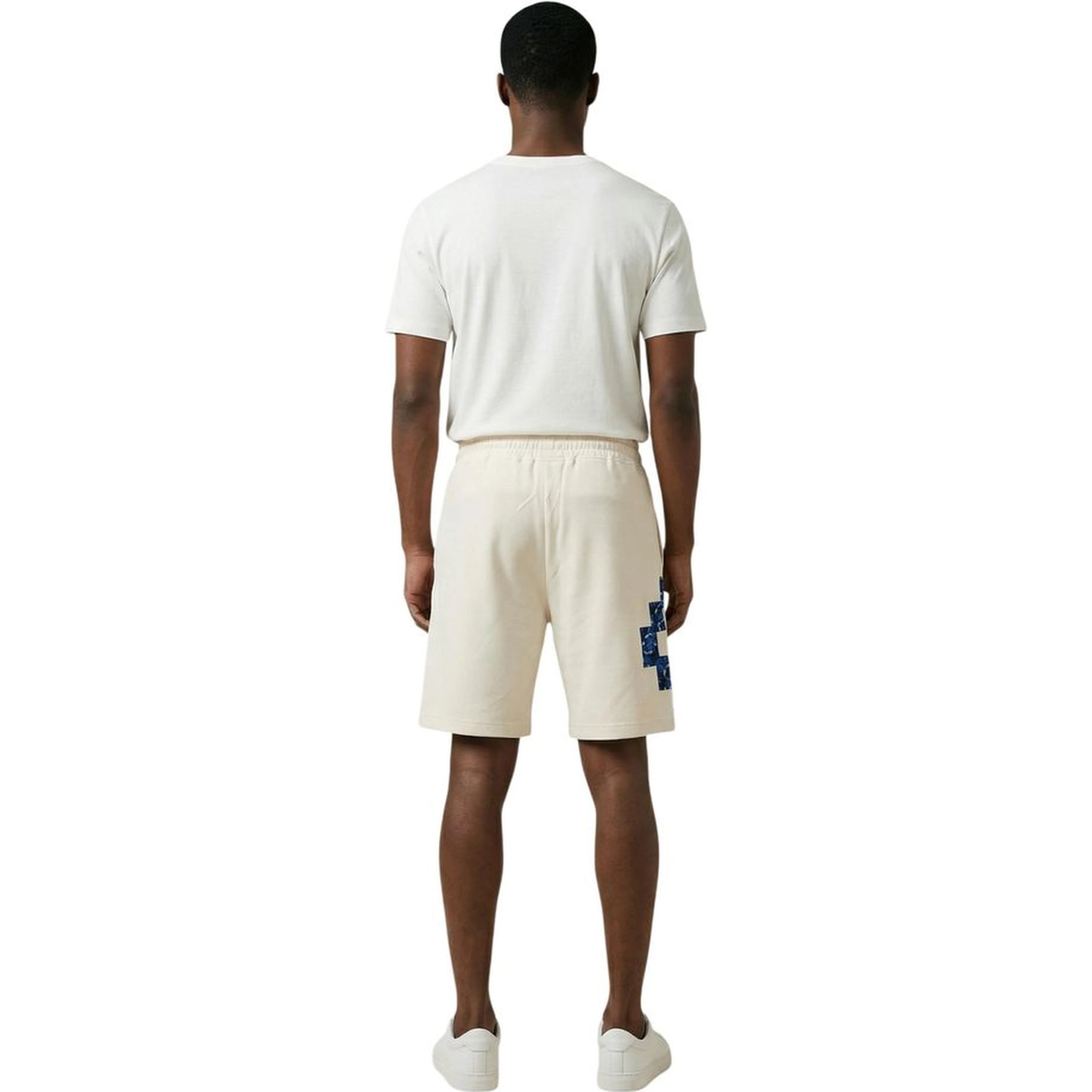 Cream Cotton Bermuda Shorts