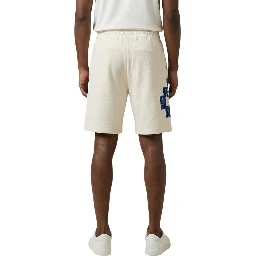 Cream Cotton Bermuda Shorts