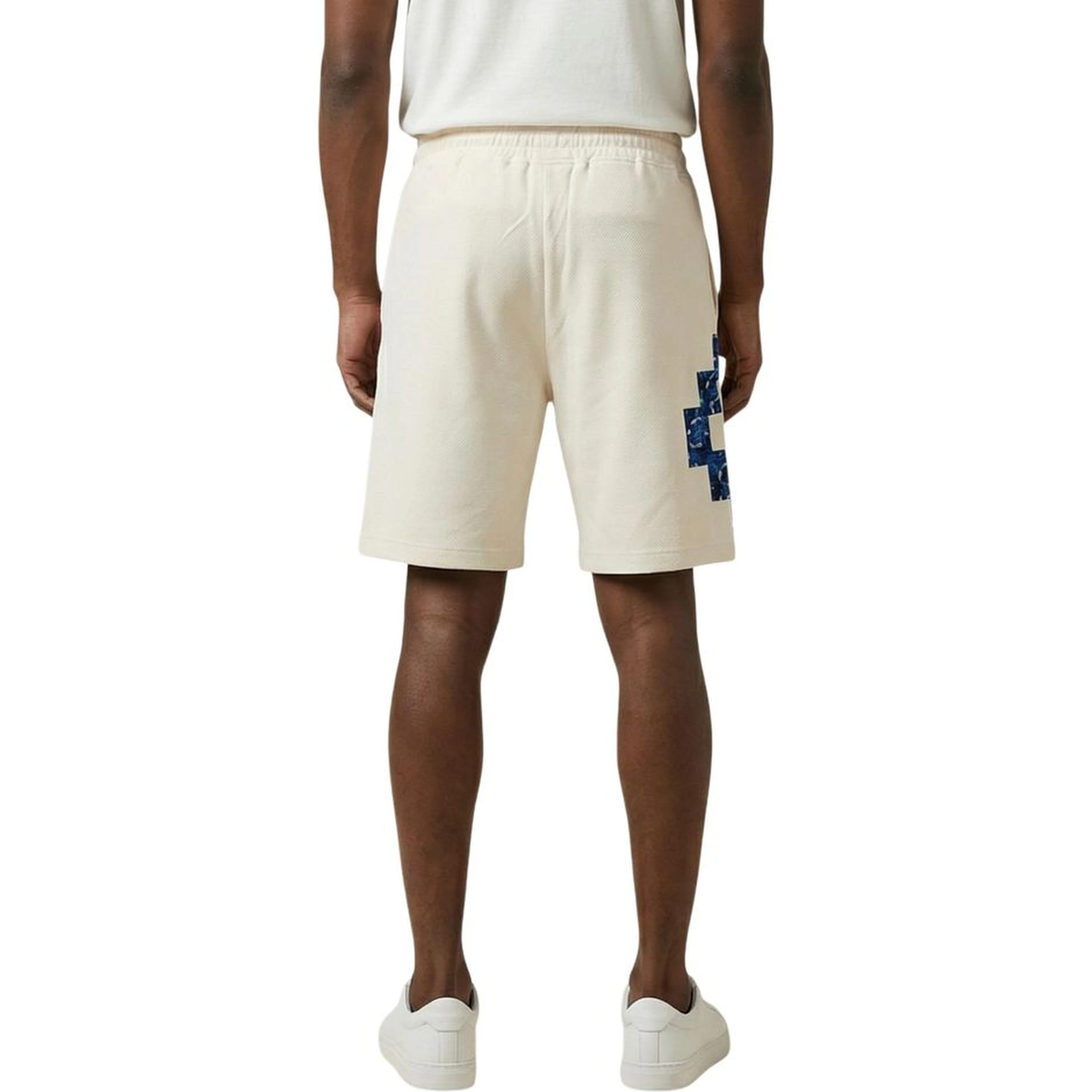 Cream Cotton Bermuda Shorts