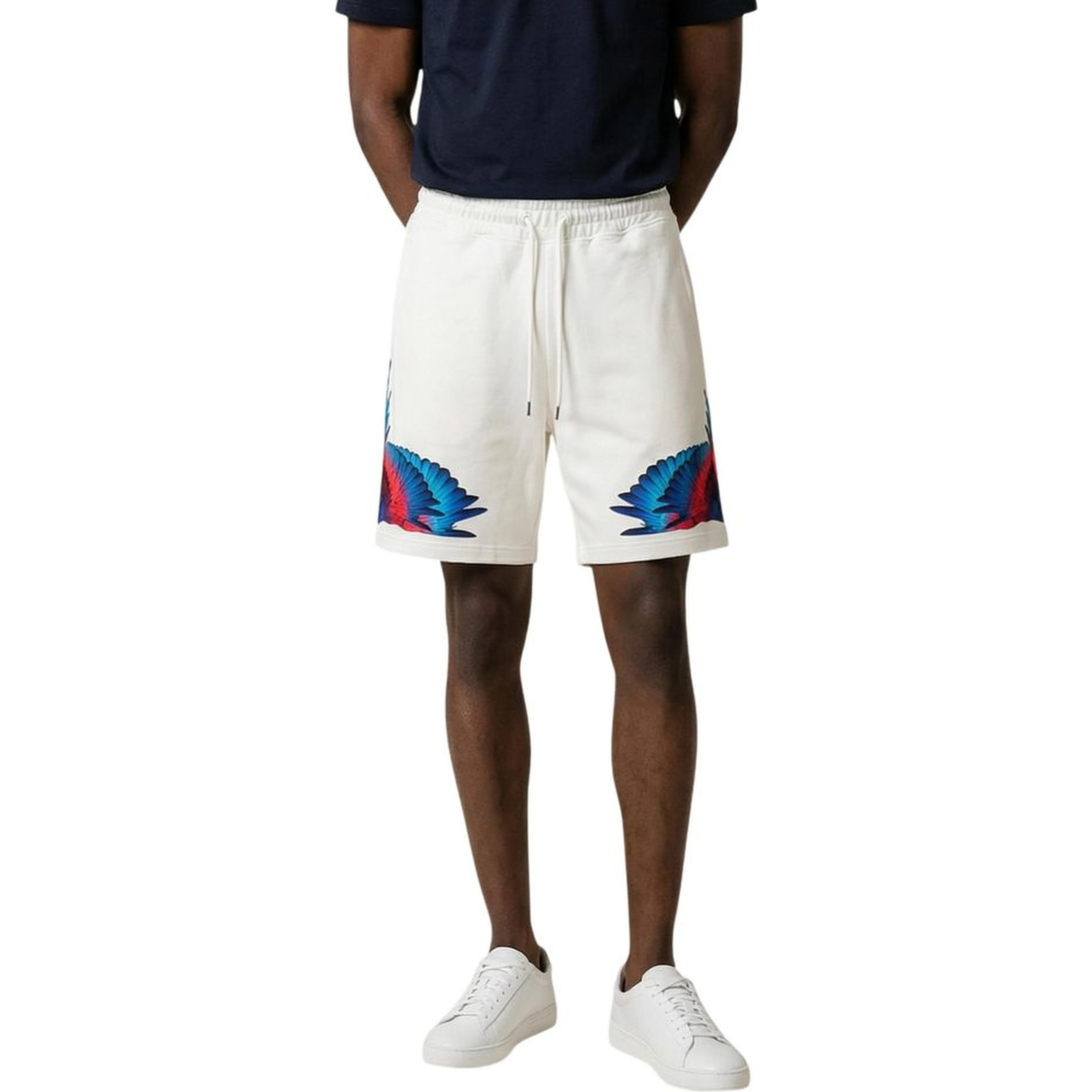 Cream Cotton Bermuda Shorts