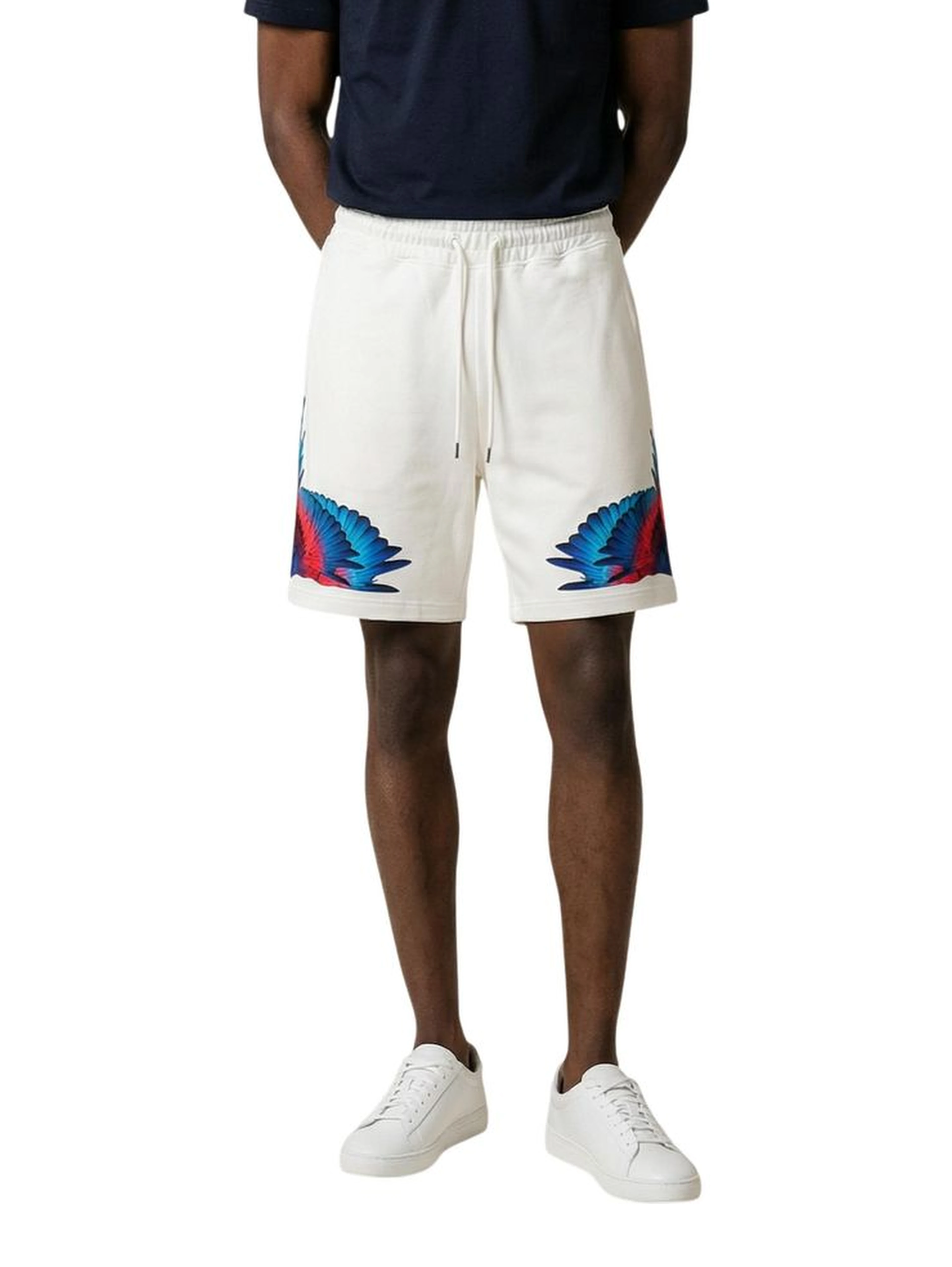 Cream Cotton Bermuda Shorts