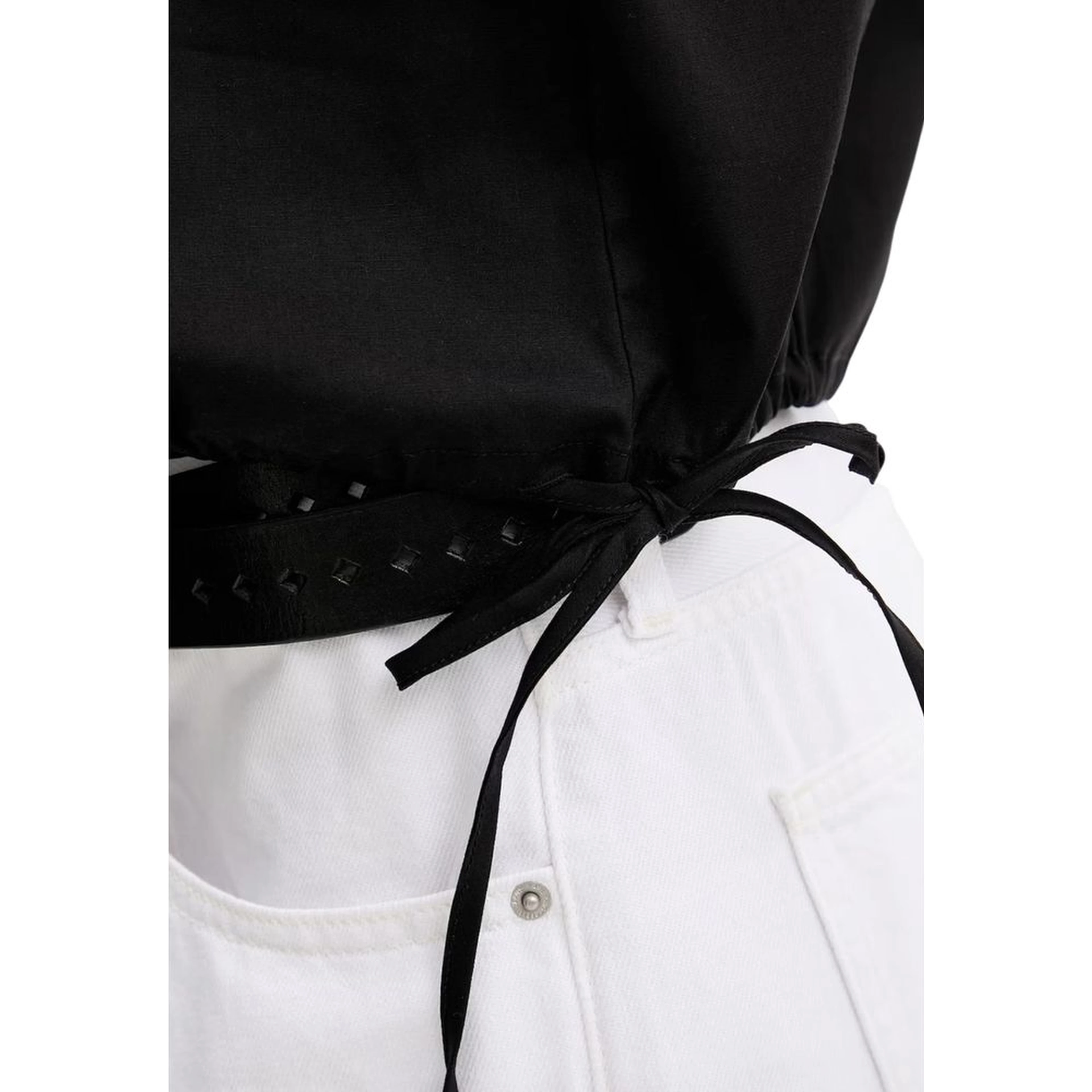 Black Cotton Shortsleeve Shirt