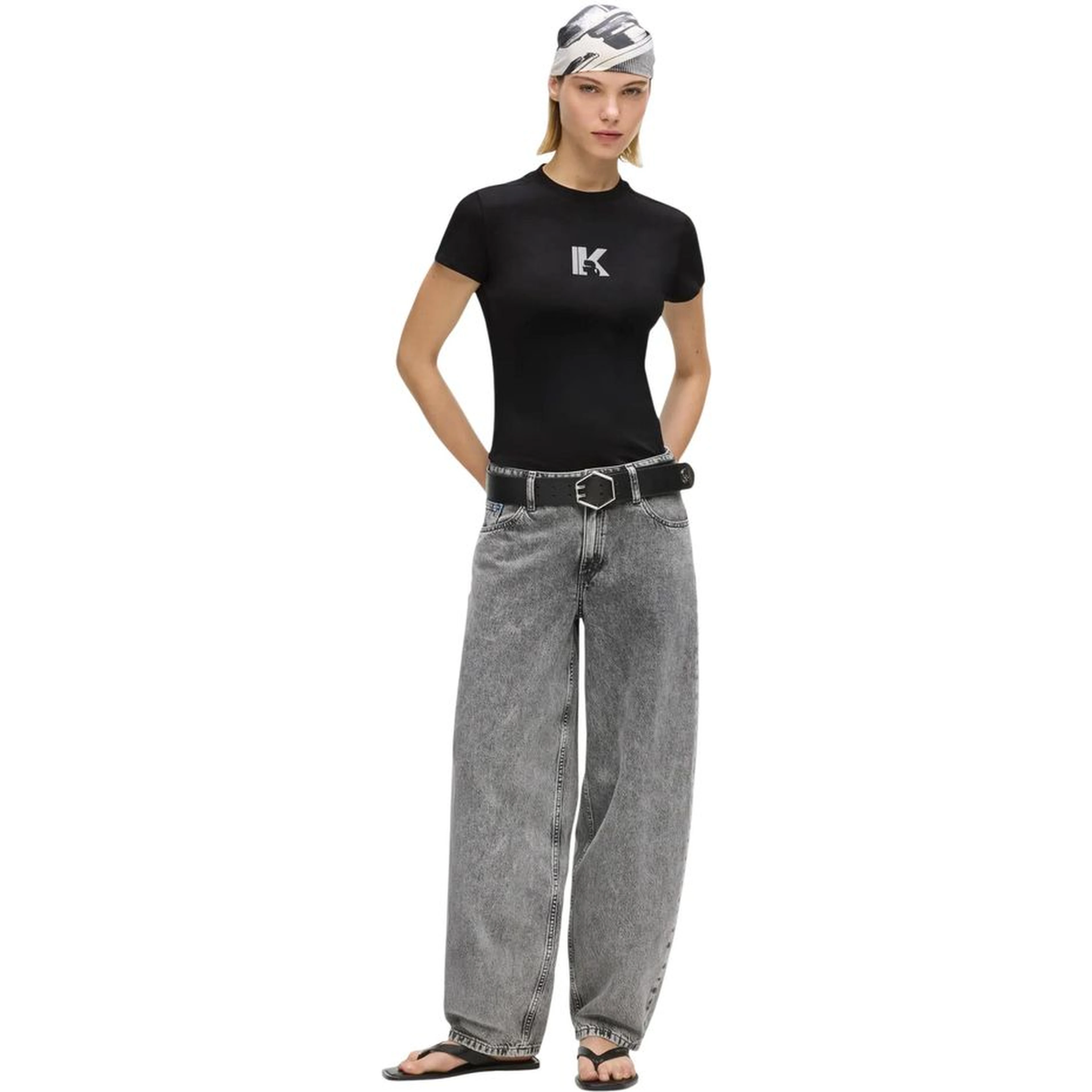 Black Cotton T-Shirt