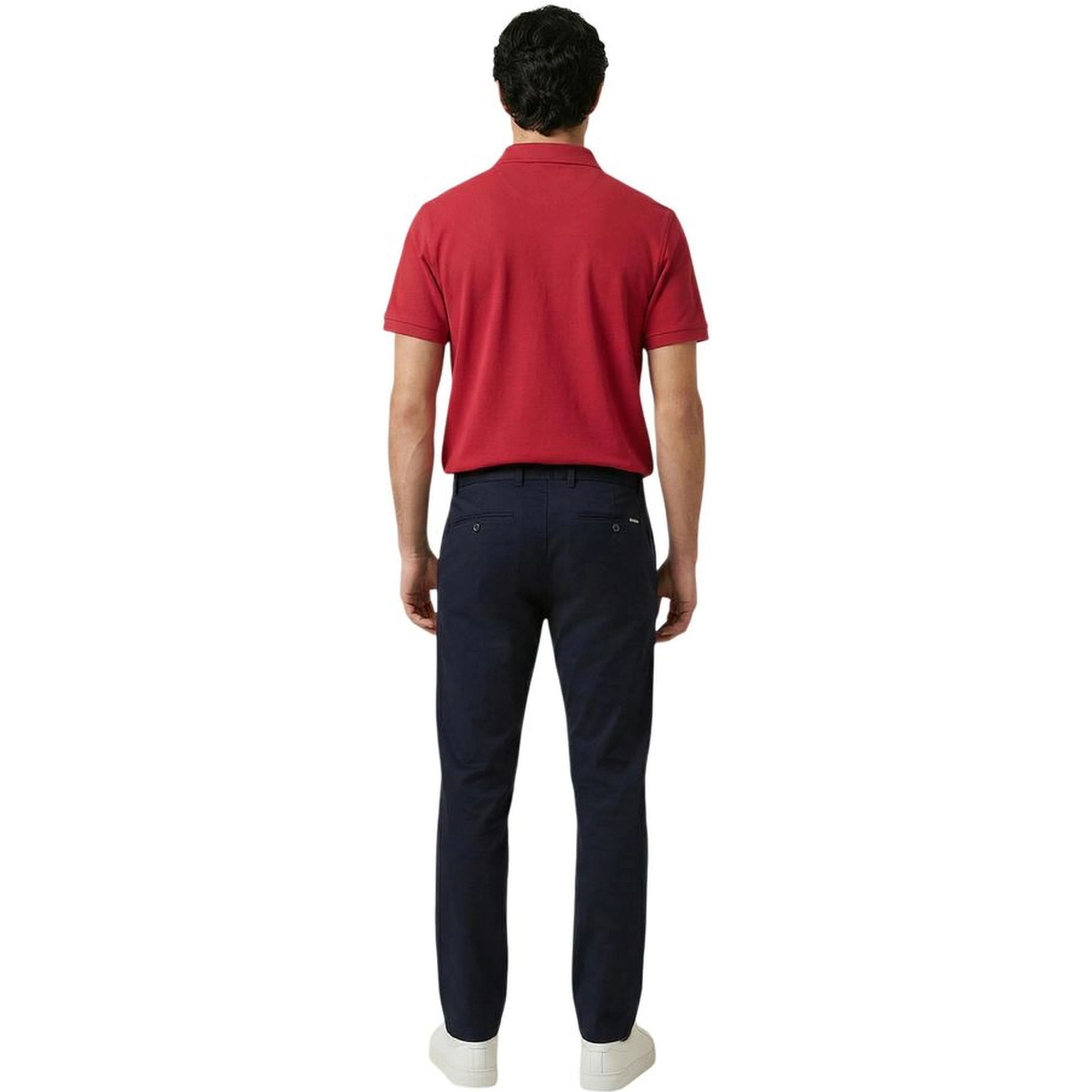 Red Cotton Polo Shirt