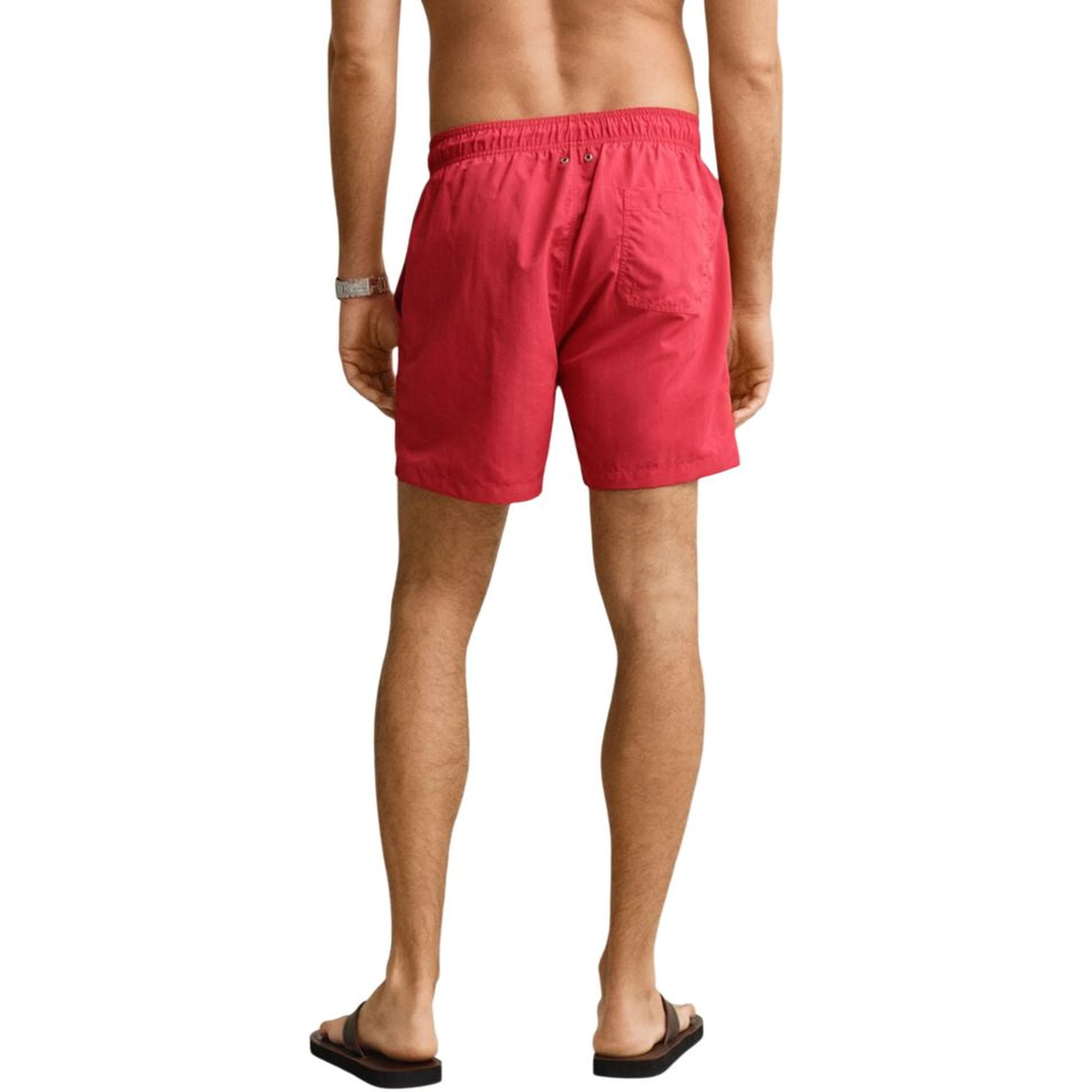 Red Recycled Polyamide Swim Shorts