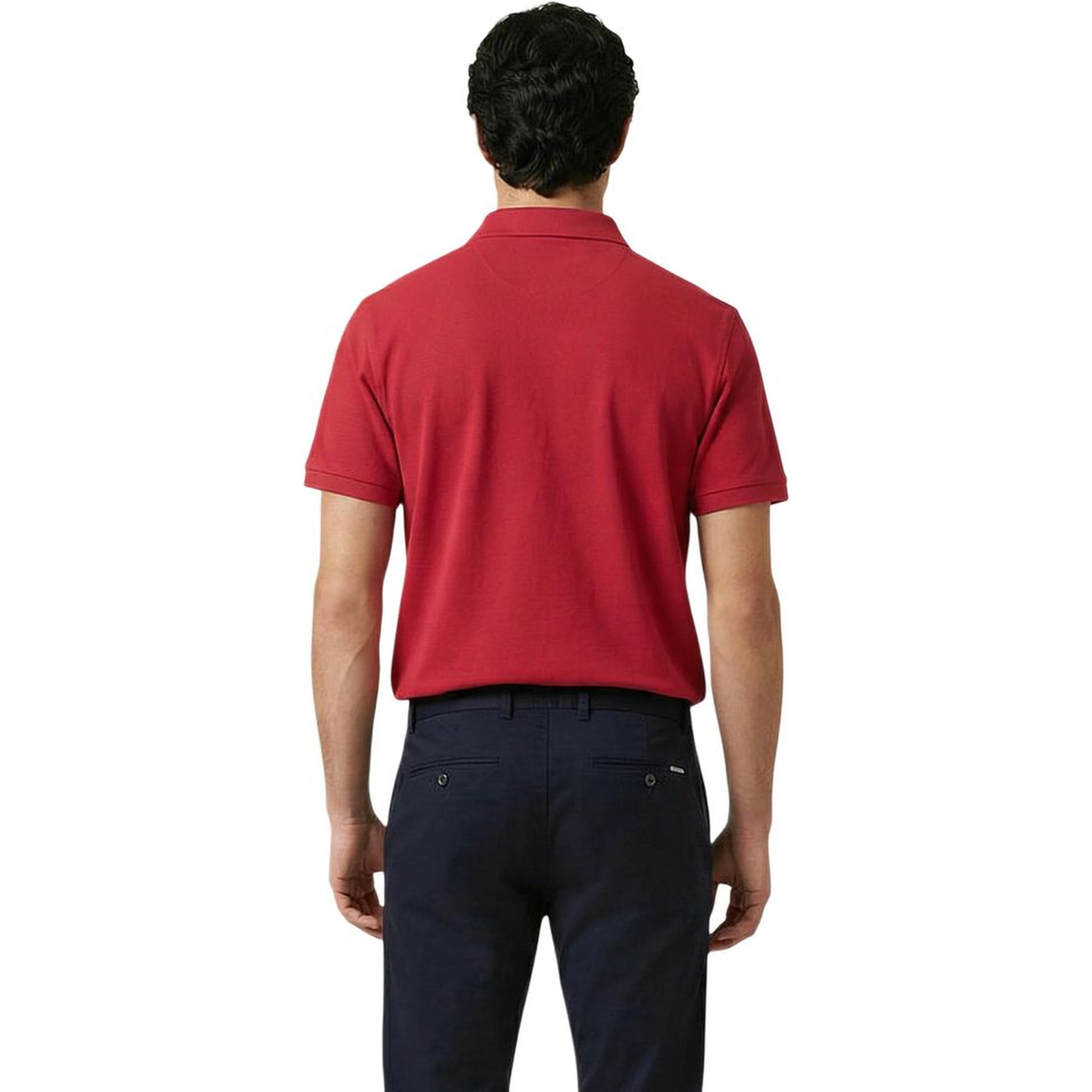 Red Cotton Polo Shirt
