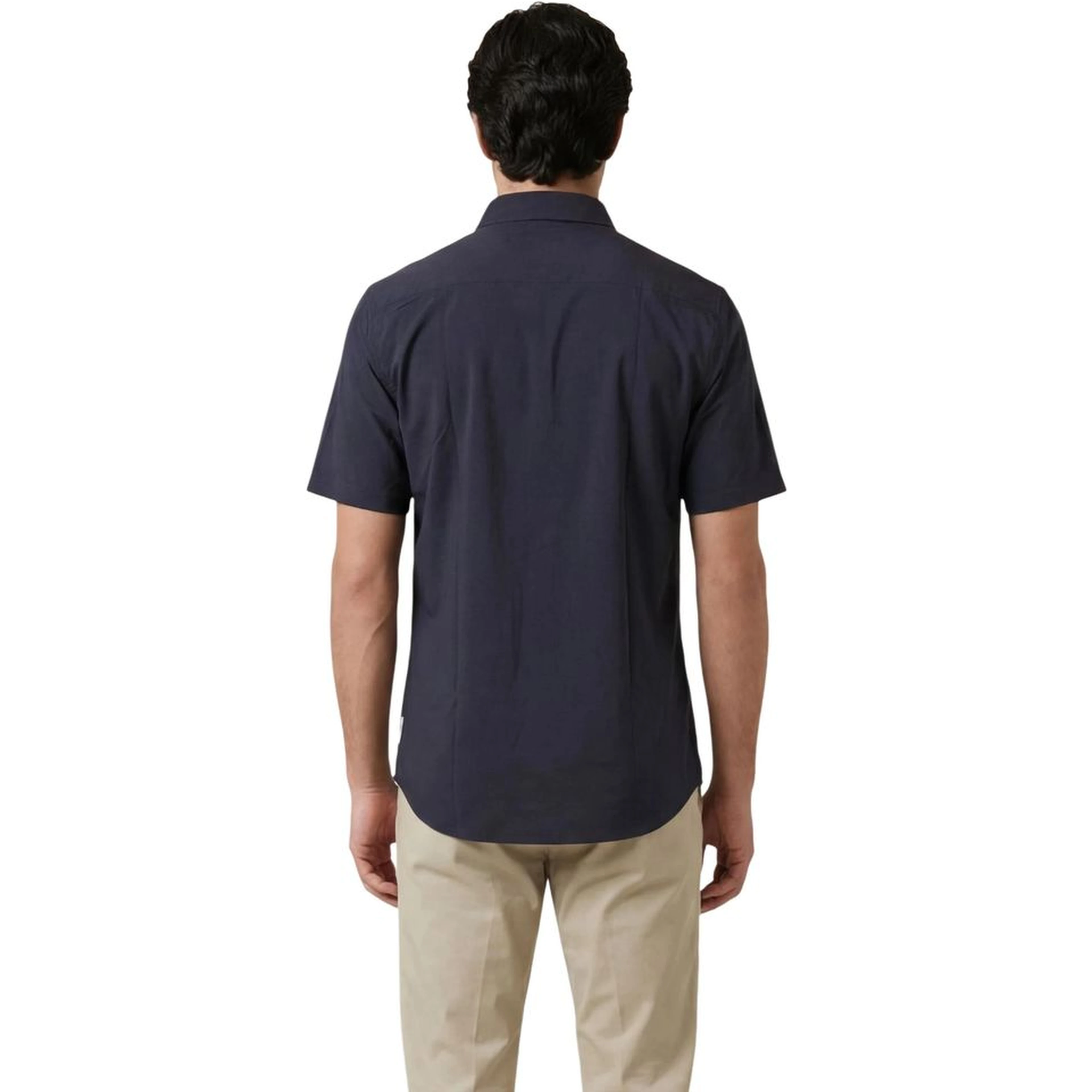 Blue Polyamide Shortsleeve Shirt
