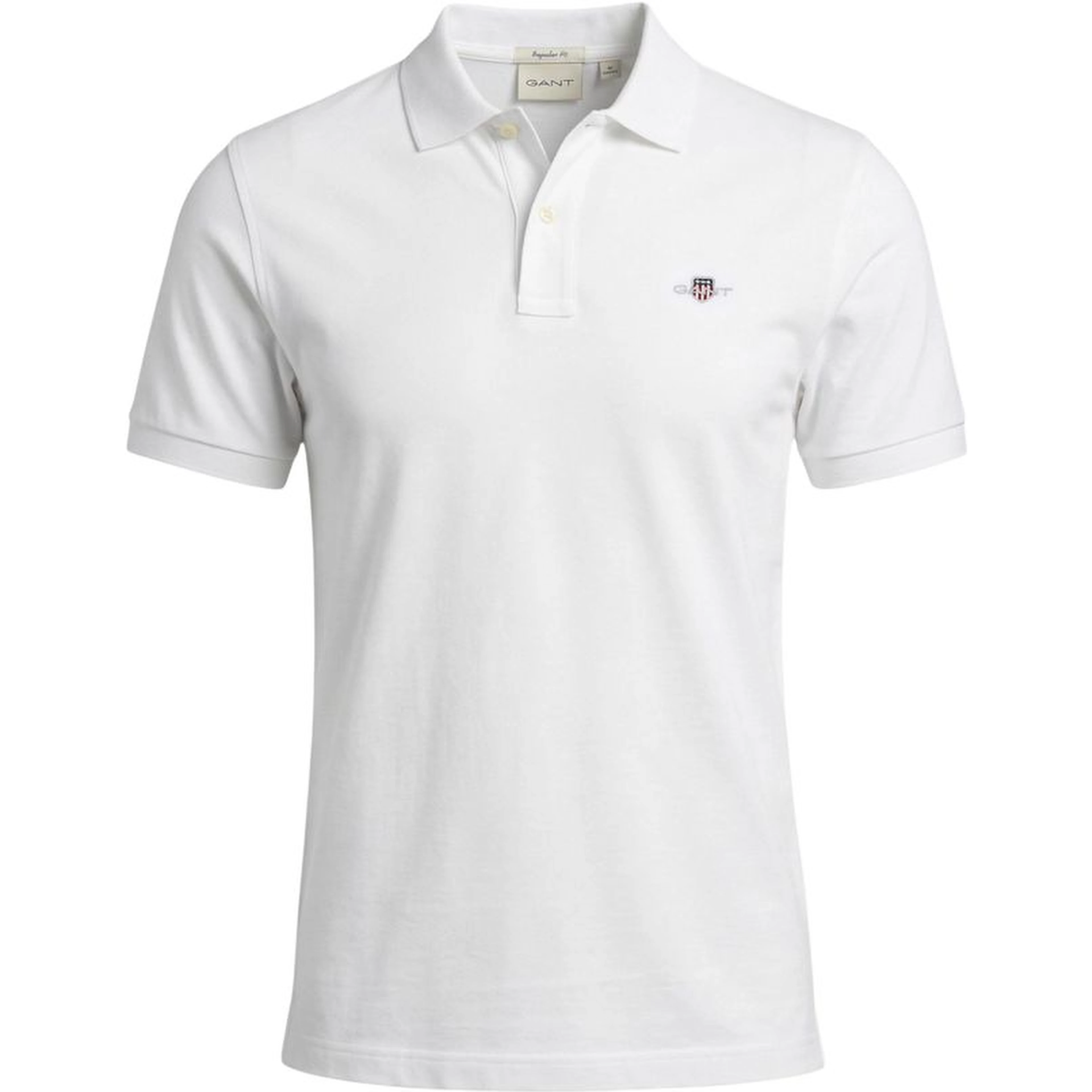 White Cotton Polo Shirt